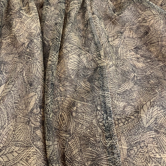 Jack by BB Dakota Dahlia tulle skirt Nude Black Two Layers sz 8 beige ballet - Picture 5 of 8